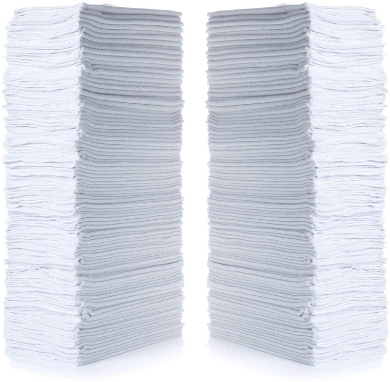 SIMPLI-MAGIC 79006-100PK Shop Towels 14”x12”, White, 100 Count (Pack of 1) - Image 1