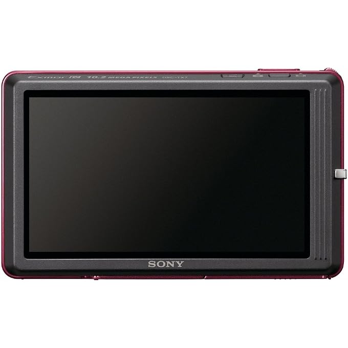 Sony DSC-TX7 10.2MP CMOS Digital Camera with 4x Zoom with Optical Steady Shot Image Stabilization and 3.5 inch Touch Screen LCD (Red) - Image 3
