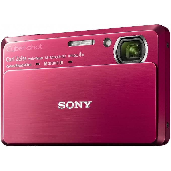 Sony DSC-TX7 10.2MP CMOS Digital Camera with 4x Zoom with Optical Steady Shot Image Stabilization and 3.5 inch Touch Screen LCD (Red) - Image 1