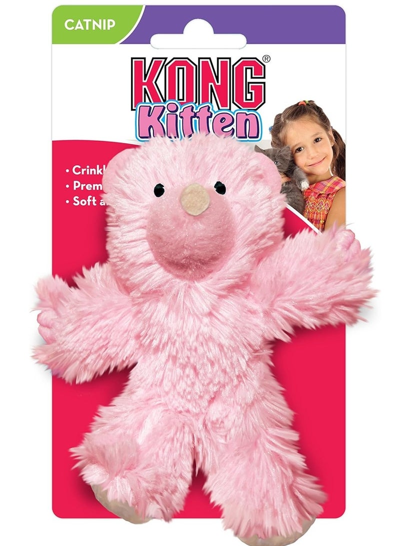 KONG Kitten Teddy Bear Cat Toy (Color Assorted) - Image 1