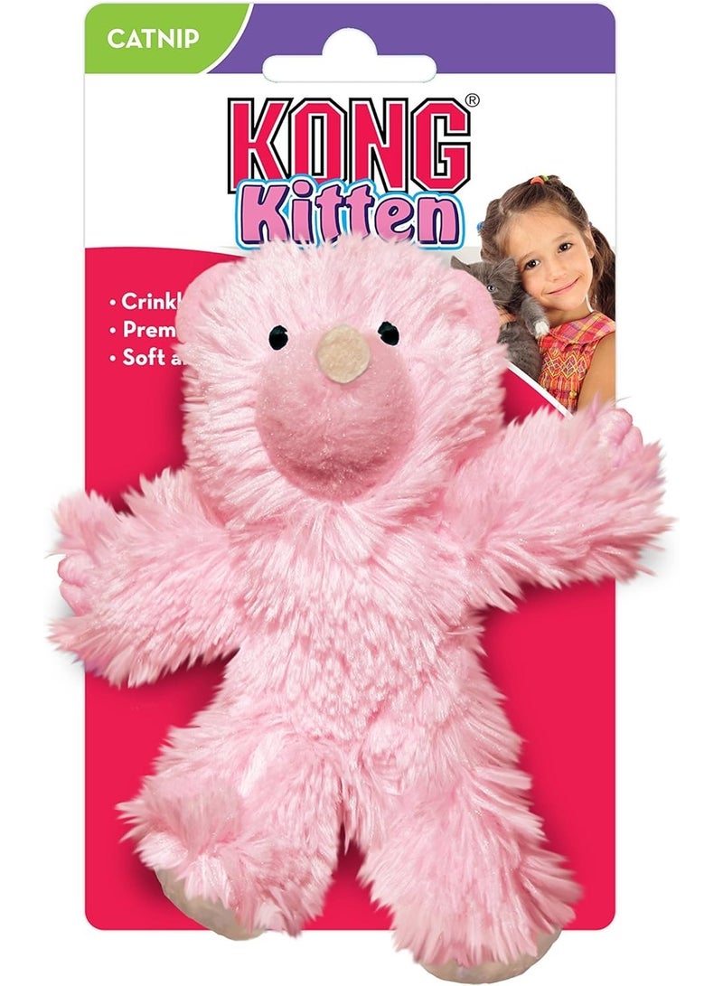 KONG Kitten Teddy Bear Cat Toy (Color Assorted) - Image 4