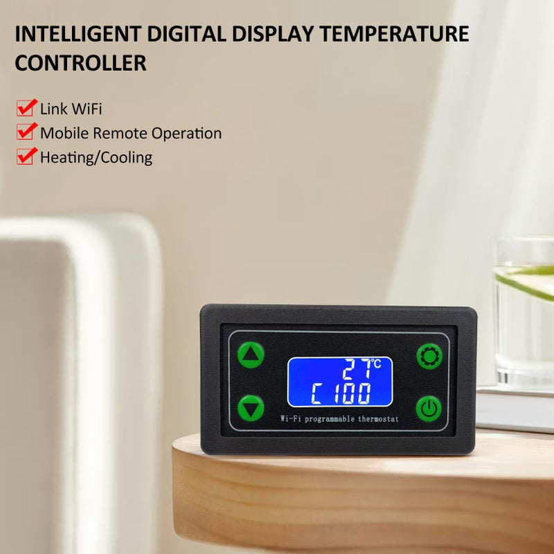 مبرد رقمي حراري عن بعد WIFI ZFX-WT01 بواسطة زوج حراري من النوع K - وحدة تحكم حرارة عالية درجة حرارة من -99 إلى 999 درجة مئوية - Image 3