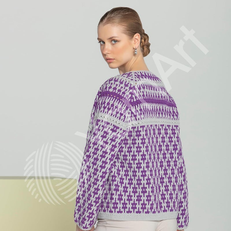 YarnArt خيط يارن آرت مزيج البامبو 50 بامبو 50 PAC 1 كرة خيط 176 أونصة 164 ياردة عبوة من 1 لمشاريع الحياكة في الربيع والصيف 104 - Image 4