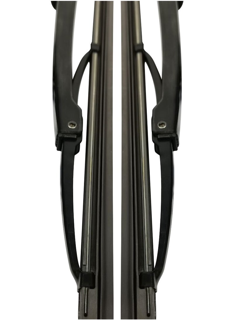 3XR - 24" Car Wiper Blades. High Quality 2 Pcs Set Universal Car Wiper Blades - 100 MILES - Image 1