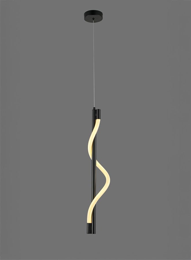  سبولكس إضاءة عصرية من SPOLUX، مصباح معلق فردي، مصباح، مصباح معلق بخط مستقيم، لون أسود، 62 × 10 سم، مناسب لغرفة النوم، غرفة المعيشة، المطبخ، المقهى، مصباح بجانب السرير - Image 1