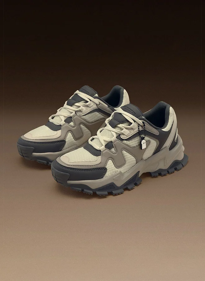 ذا سوليد ستور The Souled Store Men Colour-block PU and EVA TPR Low Top Sneakers