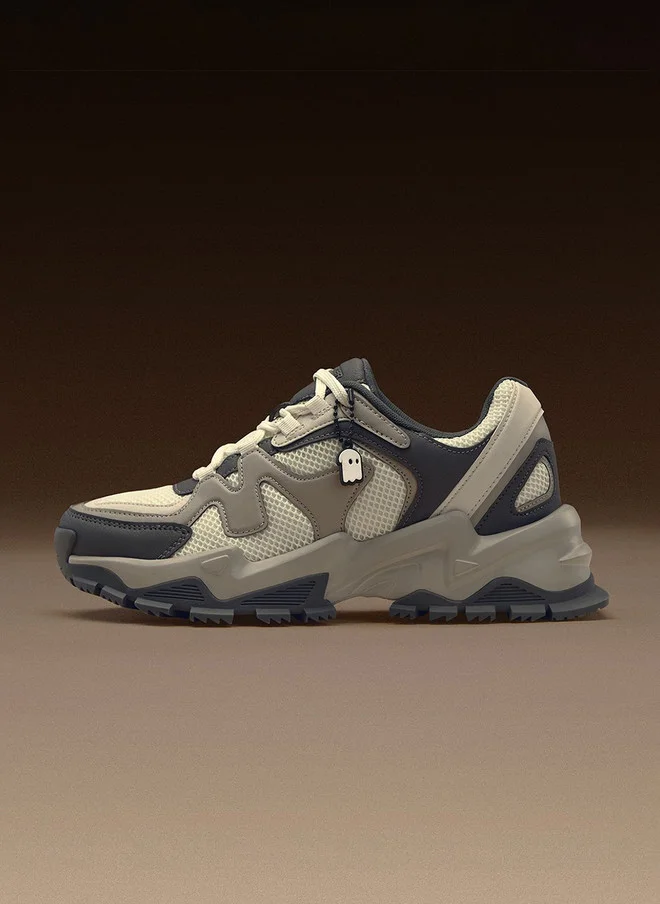 The Souled Store  The Souled Store Men Colour-block PU and EVA TPR Low Top Sneakers  | Best Price UAE