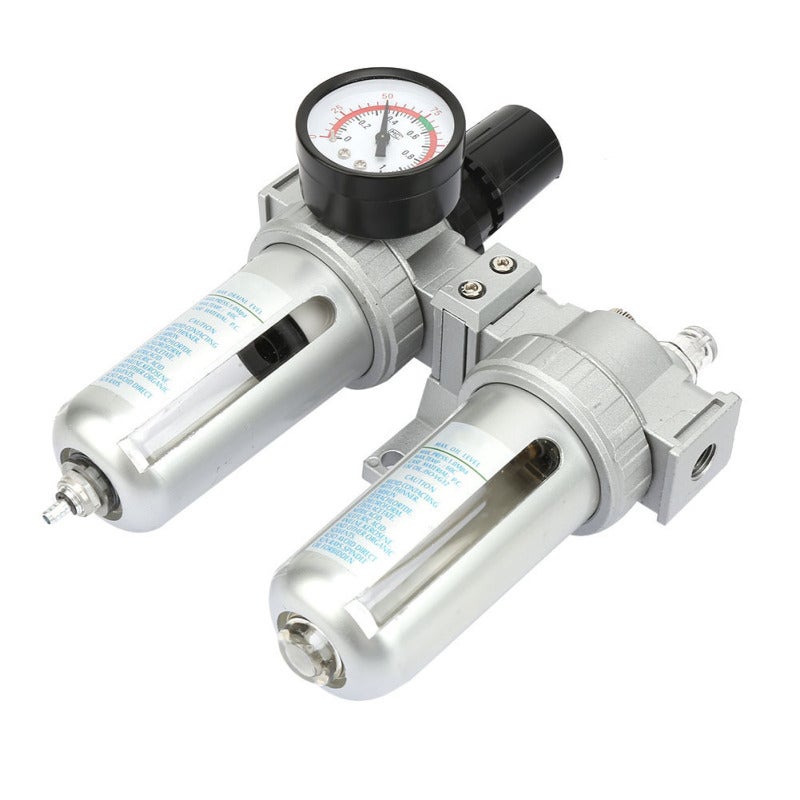 NANPU Air Source Treatment Unit 1/4 3/8 1/2 Inch 0-1MPa Aluminum Alloy Filter Regulator Lubricator - High Strength Pressure Resistant Design with Stable Sealed Interface for Compressed Air Systems - Image 4