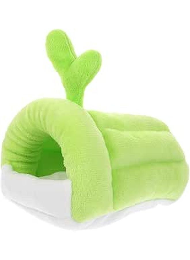 Small Pet House Warm Hiding Nest Bed Cotton Sleeping Hut for Hamsters Guinea Pigs - Image 1