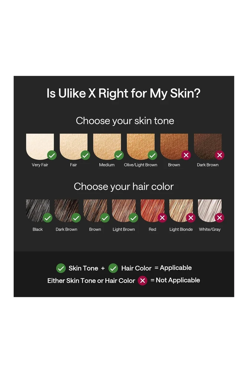Ulike  Ulike X IPL Hair Removal Device with Leather Case, Laser Hair Removal with Ice-Cooling, Dual Lights & Skin Senor for Nearly Painless & Long-Lasting Hair Removal, 3 Modes Tailored for Stubborn Hair, Gift for Smooth Skin  | Best Price UAE