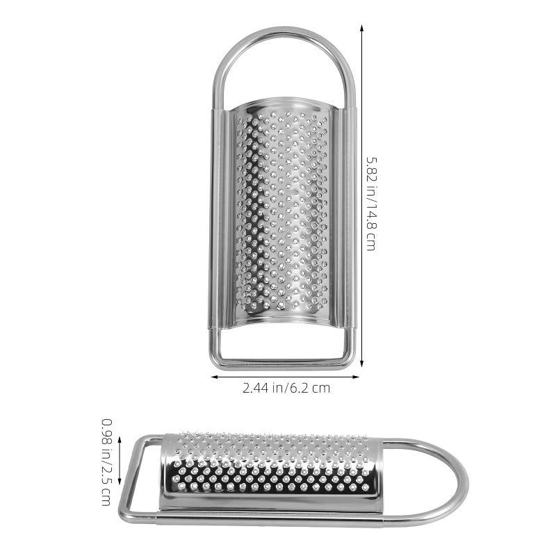 Stainless Steel Manual Cheese Grater Fine Blade for Kitchen Ginger Truffle - Image 3