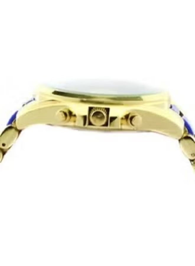 Geneva luxury watch in turquoise and gold, elegant design that stands out  perfect for a modern look - Image 5
