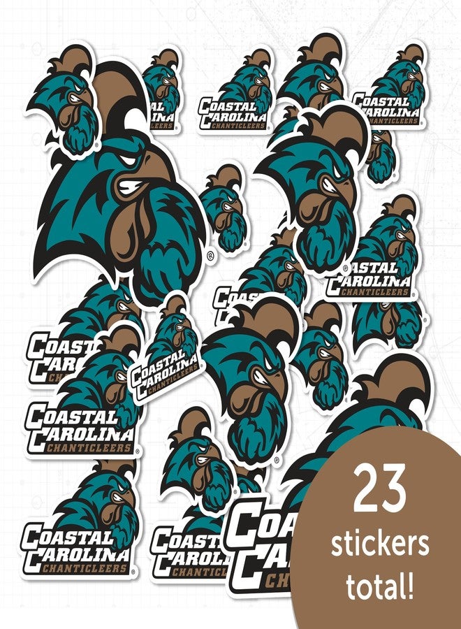 Desert Cactus Coastal Carolina University Sticker Chanticleers CCU Vinyl Decals Laptop Water Bottle Car Scrapbook Sheet T1 (Type 1-1) - Image 5