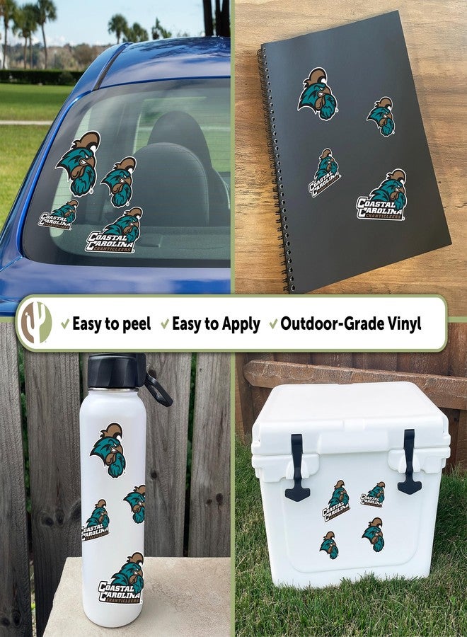 Desert Cactus Coastal Carolina University Sticker Chanticleers CCU Vinyl Decals Laptop Water Bottle Car Scrapbook Sheet T1 (Type 1-1) - Image 2