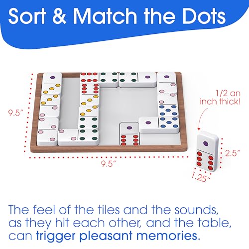 Keeping Busy Match the Dots Dominos Activity Kits for Dementia Patients Dementia Activities for Seniors Alzheimers Products for Elderly Gifts Memory Games for Adults Gifts for Elderly Men Women - Image 5
