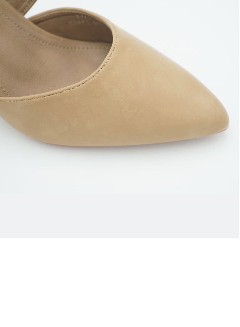 SD.Felano Women’s Slingback Pointed Toe Pumps – Closed-Toe Mid Heel Dress Shoes with Classic Back Strap for Office and Evening Wear - Image 4