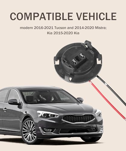 bylikeho 2PCS H7 Bulb Socket,Car Bulb Socket,LED Bulbs Socket,Car Accessories Headlight Lamp Connector Round Light Base,H7 Light Socket Harness Wire Connectors for Car Headlamp Related Replacement - Image 5