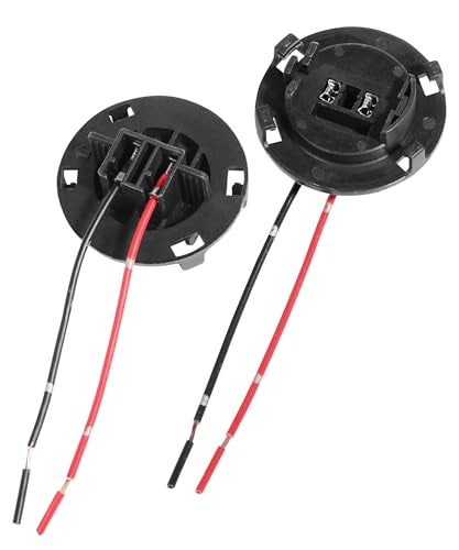 bylikeho 2PCS H7 Bulb Socket,Car Bulb Socket,LED Bulbs Socket,Car Accessories Headlight Lamp Connector Round Light Base,H7 Light Socket Harness Wire Connectors for Car Headlamp Related Replacement - Image 1