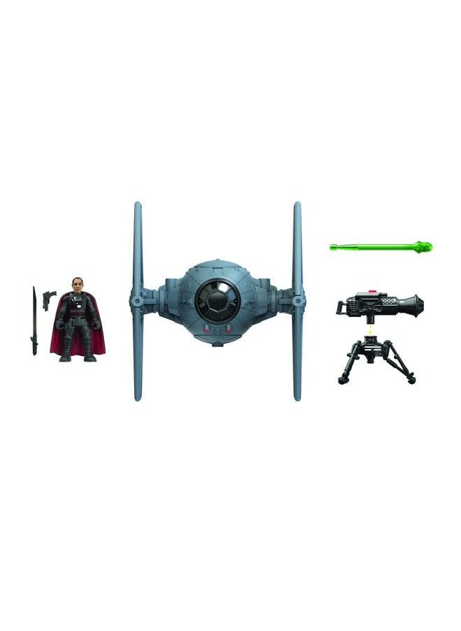 STAR WARS - Mission Fleet Stellar Class Moff Gideon Outland Tie Fighter Imperial Assault 2.5 Inch Scale Figure And Vehicle Kids Ages 4 And Up F1137 - Image 1