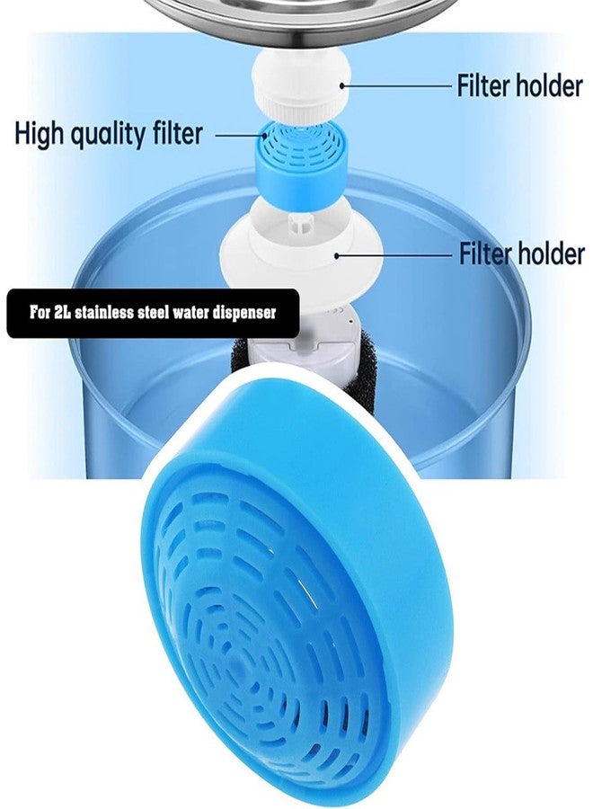نافورة مياه سيراميك للقطط، موزع مياه على شكل برج بألوان قوس قزح، سعة 1.5 لتر/50.73 أونصة، موزع مياه للكلاب، نافورة مياه للقطط، مضخة هادئة للغاية للاستخدام الداخلي، زجاجة مياه دائرية للحيوانات الأليفة - Image 4