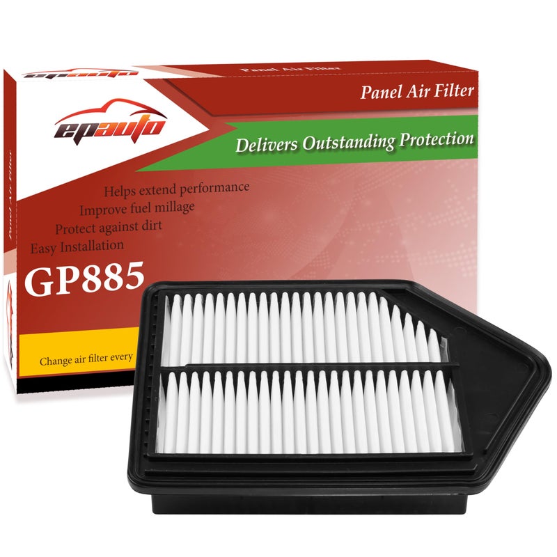 EPAuto GP885 CA10885 Engine Air Filter Replacement for Honda CRV 20102011  Rigid Panel Filter for Fuel Efficiency and Engine Protection