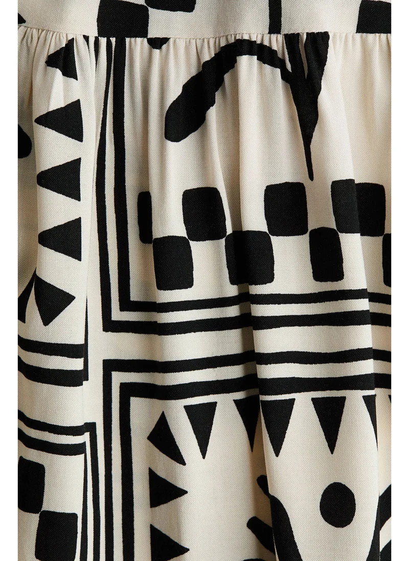 H&M Crinkled tunic dress