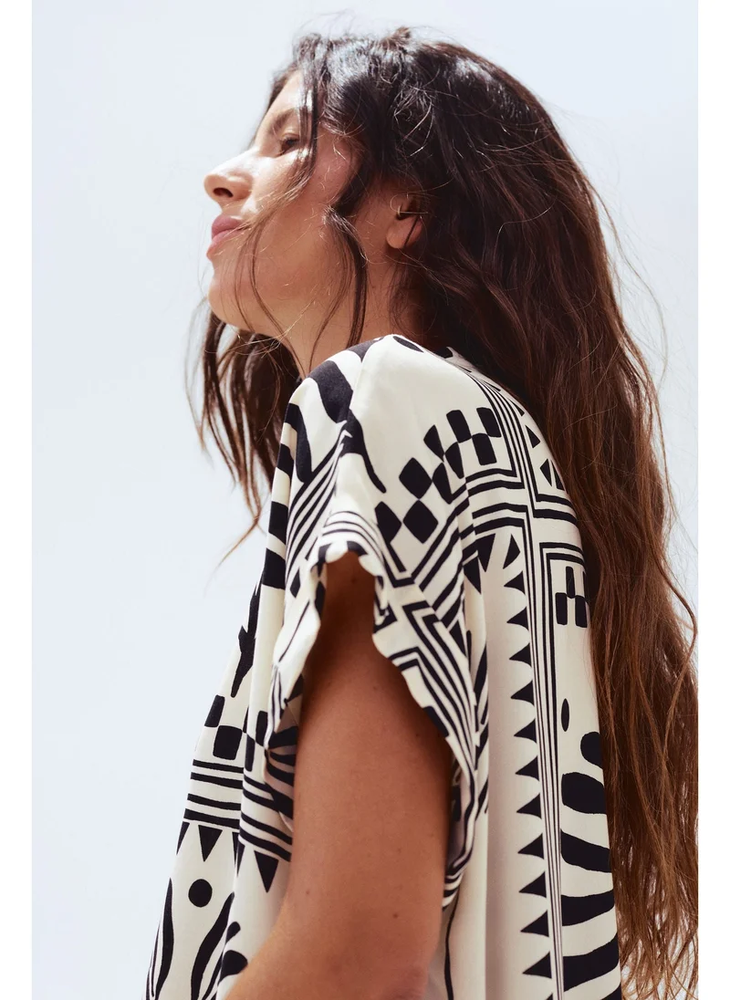 H&M Crinkled tunic dress
