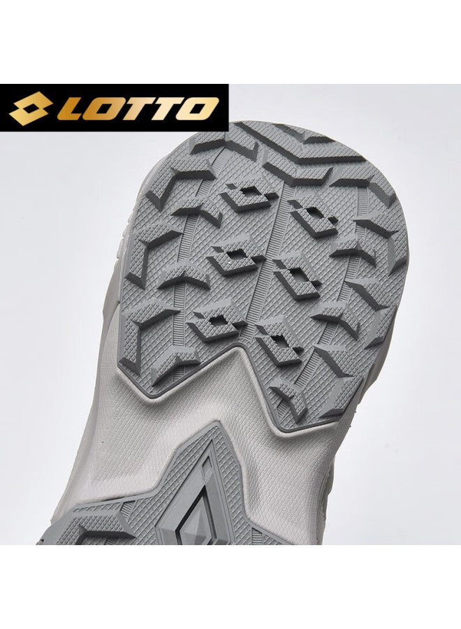 Lotto Men's Running Shoes Couple Outdoor Hiking Mountaineering Trail Shock Absorption Non-slip Sports Shoes Men 939 Sand Red Size 43 - Image 1