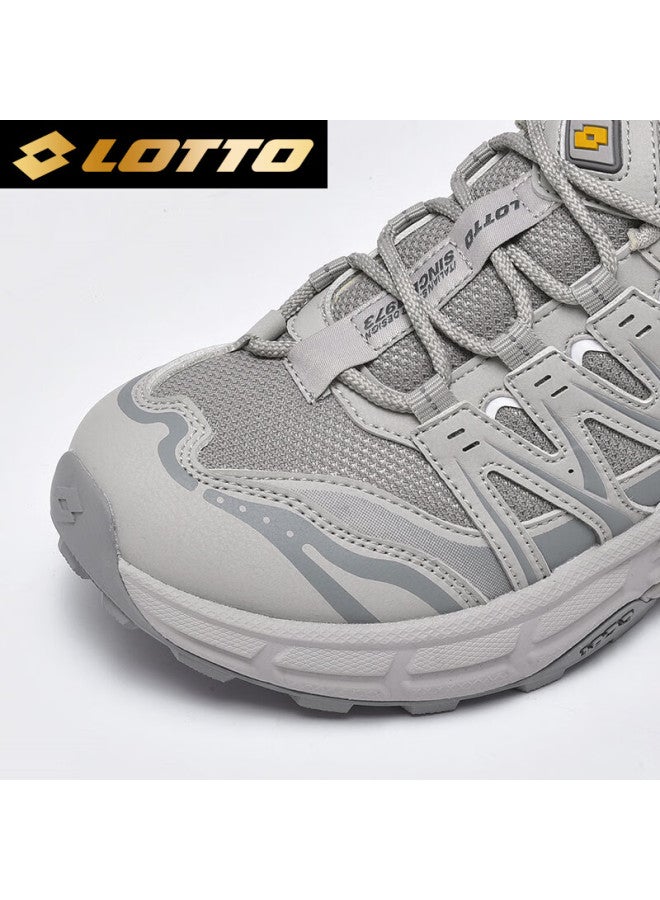 Lotto Men's Running Shoes Couple Outdoor Hiking Mountaineering Trail Shock Absorption Non-slip Sports Shoes Men 939 Sand Red Size 43 - Image 3