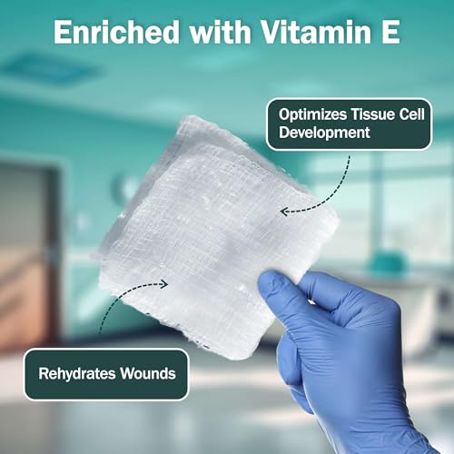 TenderGentle Hydrogel Wound Dressings - 15 Burn Gel Pads for Burns, Minor Wounds, and More - 4x4 Burn Bandages with Hydrogel and Vitamin E - Good for Medical Facilities, First Aid Kits, and Nursing Homes - Image 3
