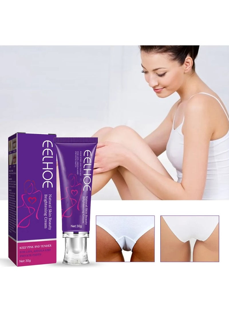 EELHOE Whitening Cream for Females for Sensitive Areas, Dark Spot Remover For Body and Neck, Underarm Elbows Intimate Areas Knees And Private Areas, Intimate Skin Cream Bleaching Cream-30g - Image 3