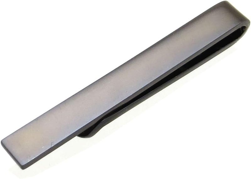 Modern Elements Mens Skinny Tie Clip Bar Metallic Finish - Firm Hold Sleek Design and Perfect For Slim Ties - Image 1