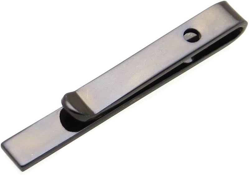 Modern Elements Mens Skinny Tie Clip Bar Metallic Finish - Firm Hold Sleek Design and Perfect For Slim Ties - Image 2