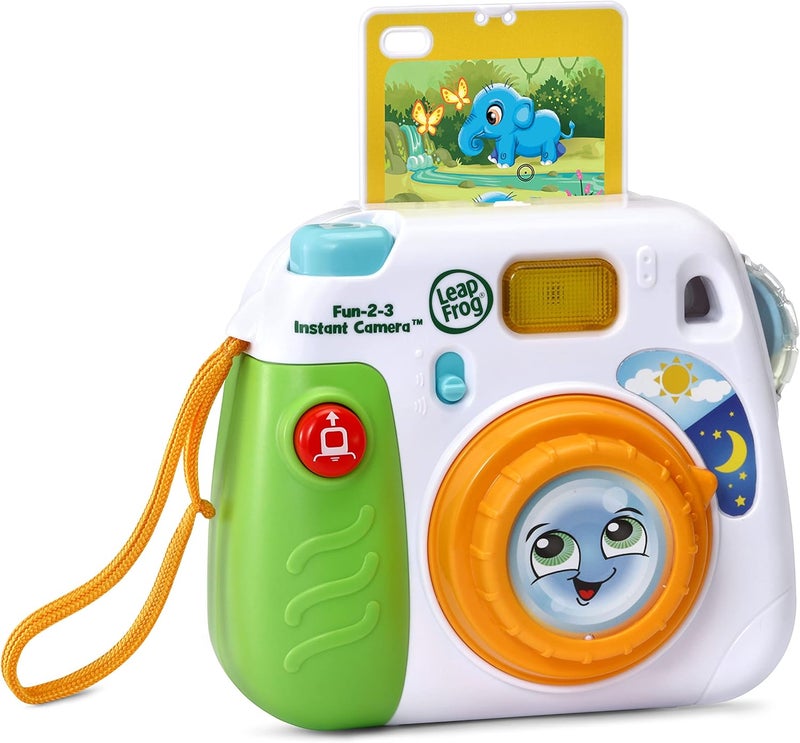LeapFrog Fun-2-3 Instant Camera, Learning Kids Camera with Animals, Numbers, Shapes and Colours, Interactive Toy with Learning Games, Songs and Phrases, Toy Camera for Kids Aged 12 Months + - Image 1