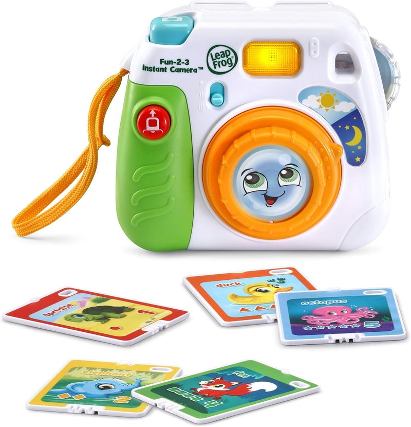 LeapFrog Fun-2-3 Instant Camera, Learning Kids Camera with Animals, Numbers, Shapes and Colours, Interactive Toy with Learning Games, Songs and Phrases, Toy Camera for Kids Aged 12 Months + - Image 3
