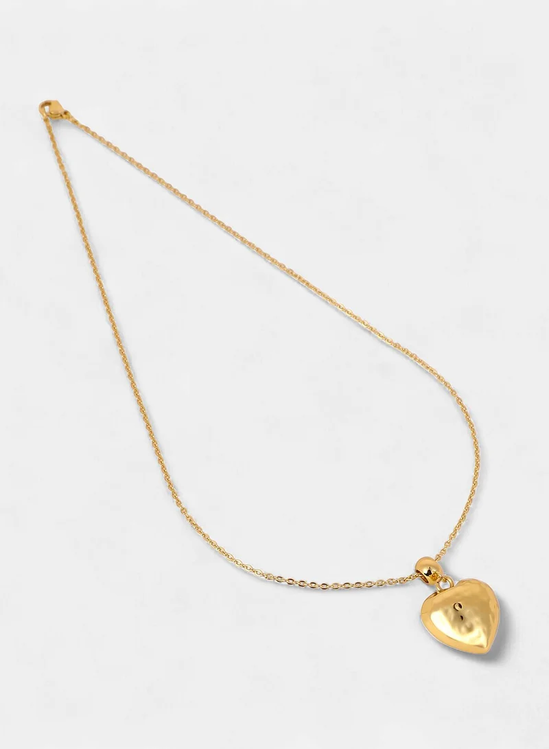 SOHI Dented-Coeur Artificial Pendant necklace Jewellery