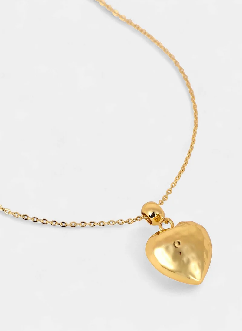 SOHI Dented-Coeur Artificial Pendant necklace Jewellery