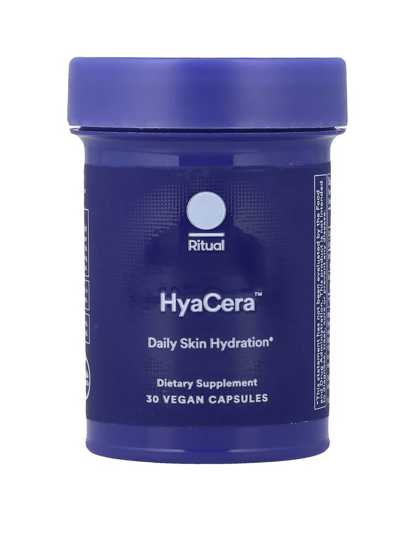 HyaCera™, Vanilla, 30 Vegan Capsules