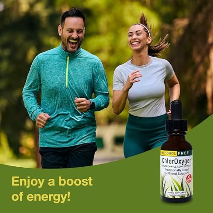 Herbs Etc. ChlorOxygen Chlorophyll Concentrate Alcohol Free Liquid Extract - Liquid Chlorophyll Drops - Detoxifying & Deodorizing - Skin, Gut & Energy Support - Gluten-Free - 1 fl oz (66 Servings) - Image 4