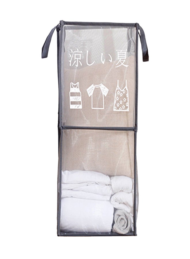 Clear Laundry Basket with Double Handle Collapsible Dirty Laundry Hamper Basket Laundry Basket Storage Bins for Organizing Home Clothes Towels Toy - Image 1