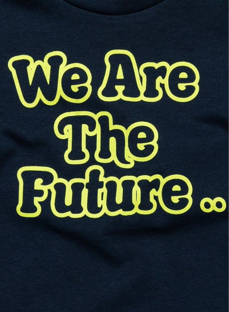 مينوتي تيشيرت أطفال بأكمام قصيرة وجيب أمامي - Image 3