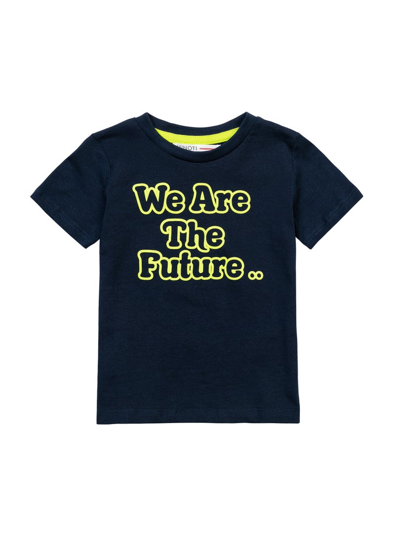 مينوتي تيشيرت أطفال بأكمام قصيرة وجيب أمامي - Image 1