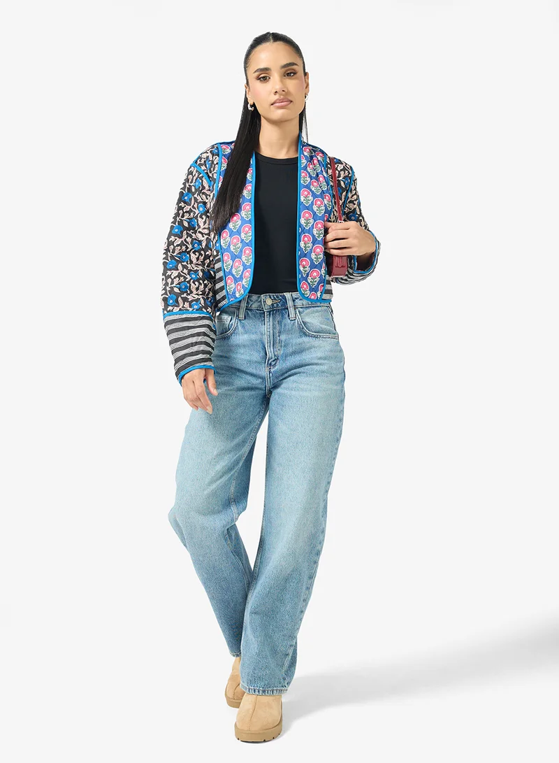 Ginger Paisley Patchwork Quilted Jacket