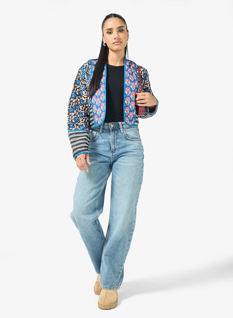 Ginger Paisley Patchwork Quilted Jacket - Image 5
