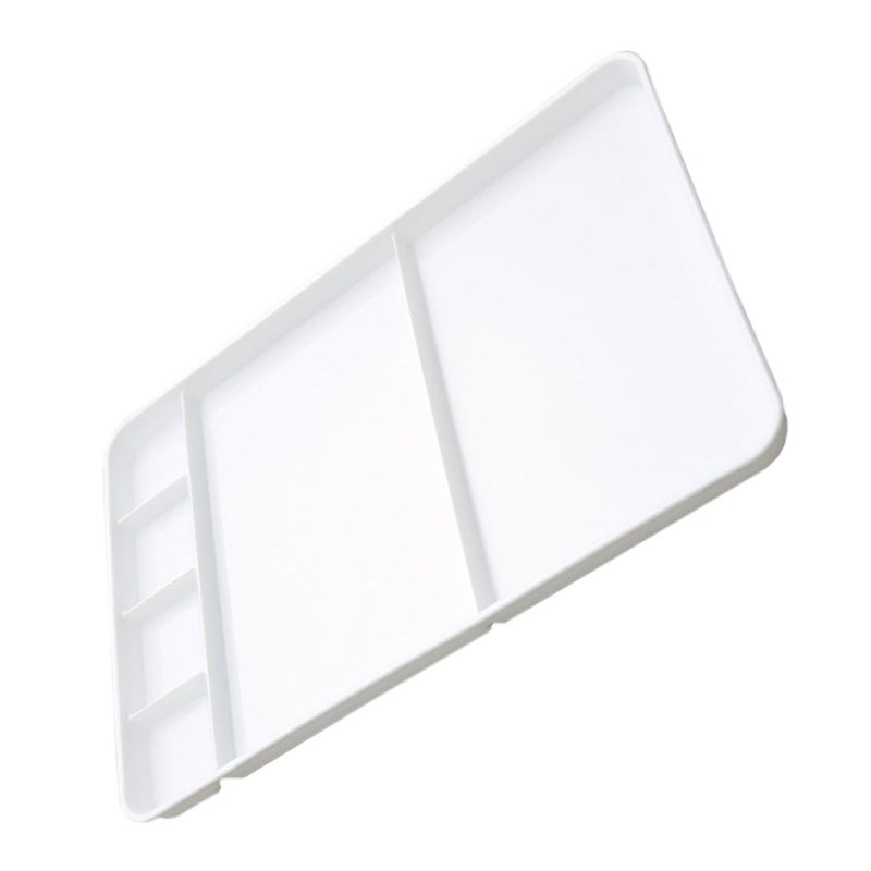 Jojofuny Square Plastic Paint Palette Multi Section Watercolor Mixing Tray for Artists - Image 2