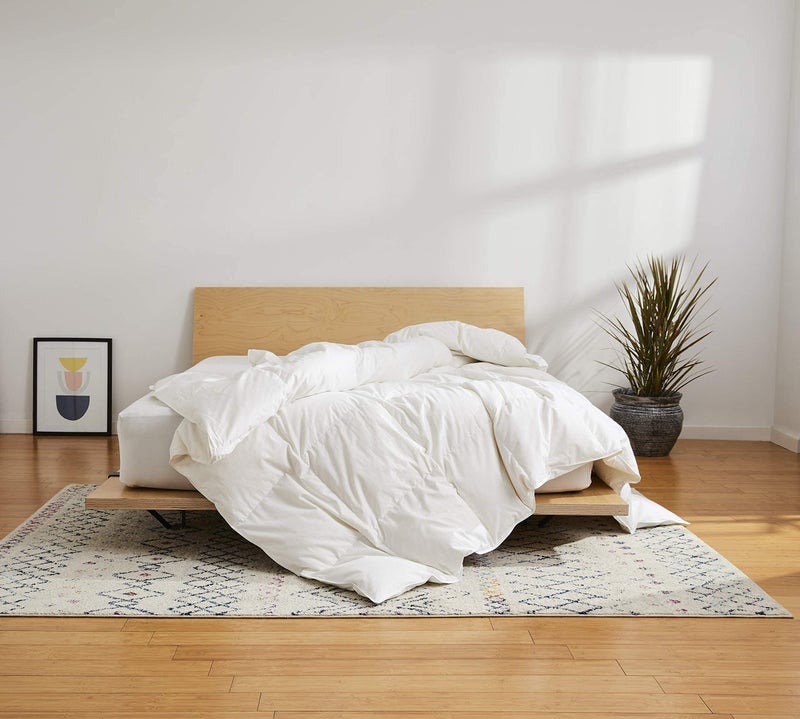 Brooklinen Brooklinen All Season Luxury Down Alternative Comforter  100 Cotton Sateen Cozy Fluffy Soft Vegan Baffle Box Construction and Ideal for All Sleepers  KingCalifornia King Comforter Size 