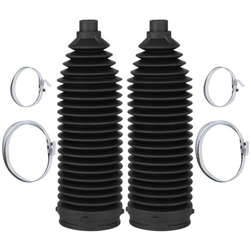 SCITOO Tie Rod Boot Kit with Pinion Bellow Clamps for Chevy Silverado 1500 2WD Tahoe Suburban Avalanche for Nissan Quest for Dodge Dakota for Durango for GMC Sierra 1500 Yukon Escalade for Chrysler 2pc Set - Image 1