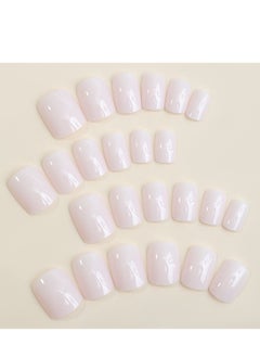 SYNSYB 24-Piece Short Square Press-on Toenails:Acrylic Fake Nails ,toe fake nails for Seamless Fit  - Image 2