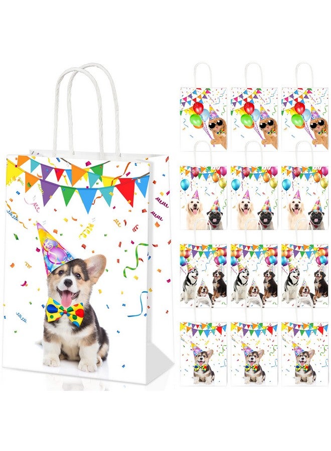 Pajean 12 Pcs Dog Treat Bags Puppy Party Favors Candy Bags Doggy Themed Goodie Gift Bags Puppy Themed Birthday Party Supplies For Kids Children Adults Birthday Party Decoration - Image 1