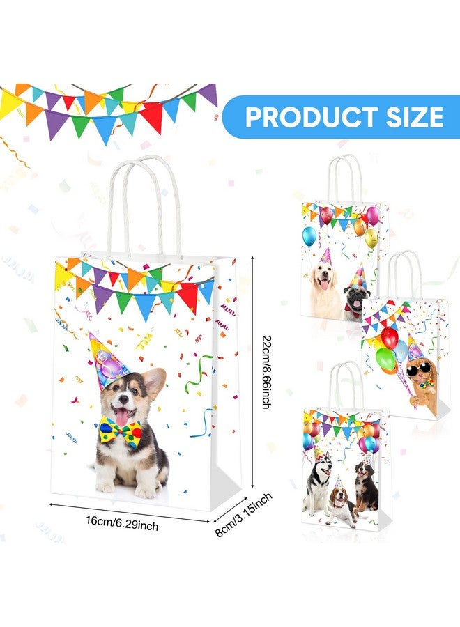 Pajean 12 Pcs Dog Treat Bags Puppy Party Favors Candy Bags Doggy Themed Goodie Gift Bags Puppy Themed Birthday Party Supplies For Kids Children Adults Birthday Party Decoration - Image 2